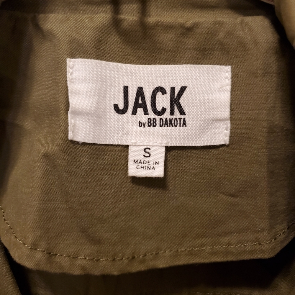 Jack by BB Dakota Antigone Olive Jacket Size Small - Picture 7 of 9
